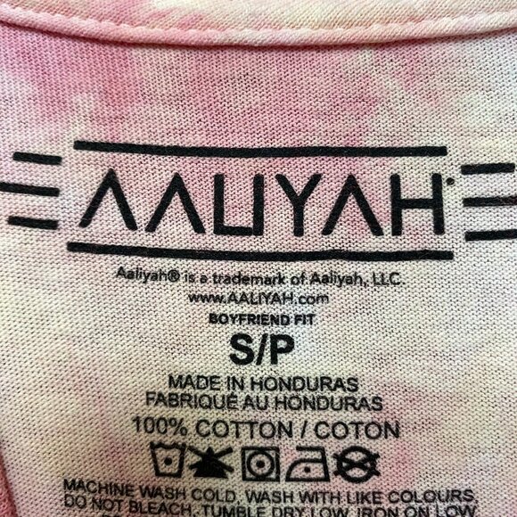 Aaliyah Tie dye Retro Style RnB Tshirt size Small - Picture 4 of 4